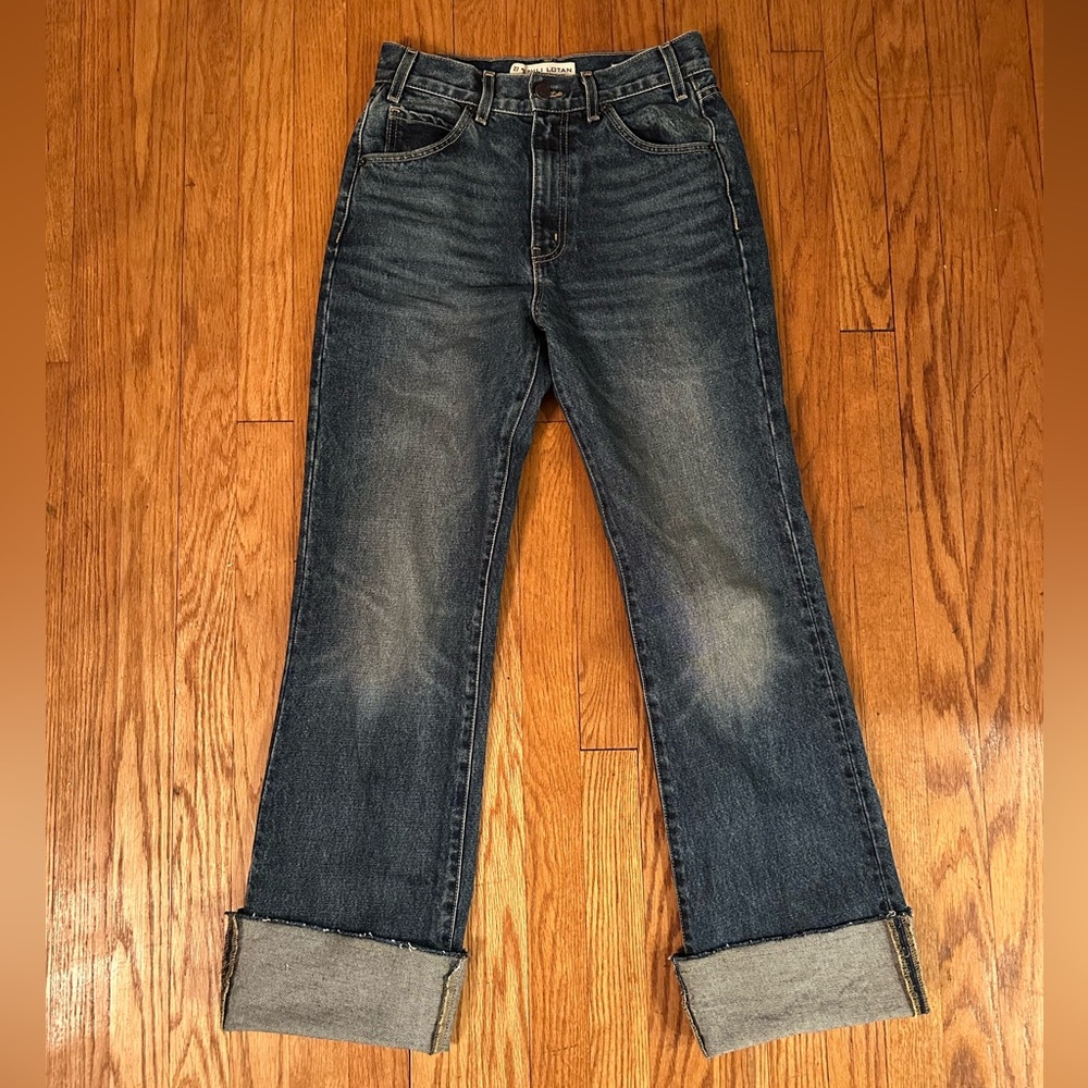 Nili Lotan Joan Jean, long raw hem, 27 - Picture 10 of 16